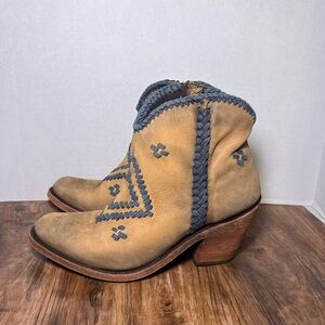 Liberty Black Aztec Zipper Boot Hueso Claro LB712376 women’s size 6.5